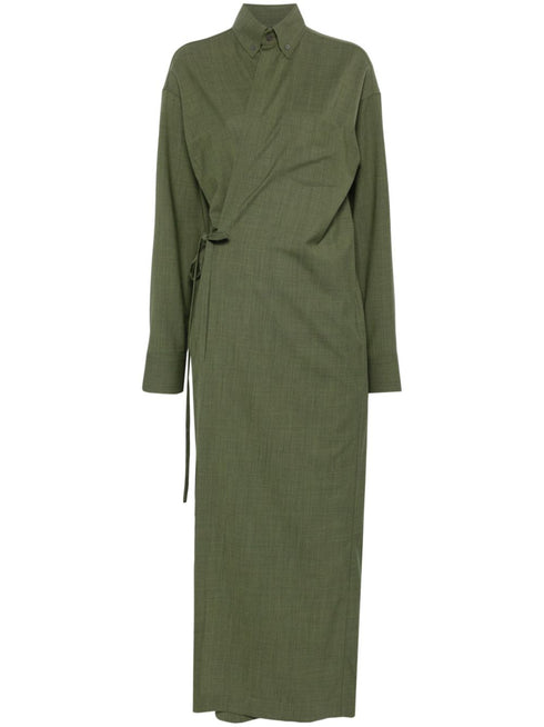 wrap maxi dress
